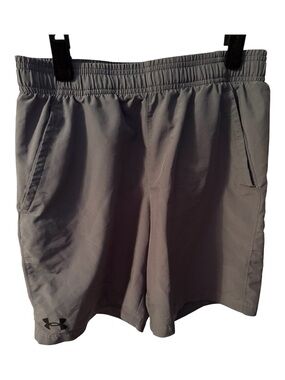 Under Armour Gray Boys' Athletic Shorts